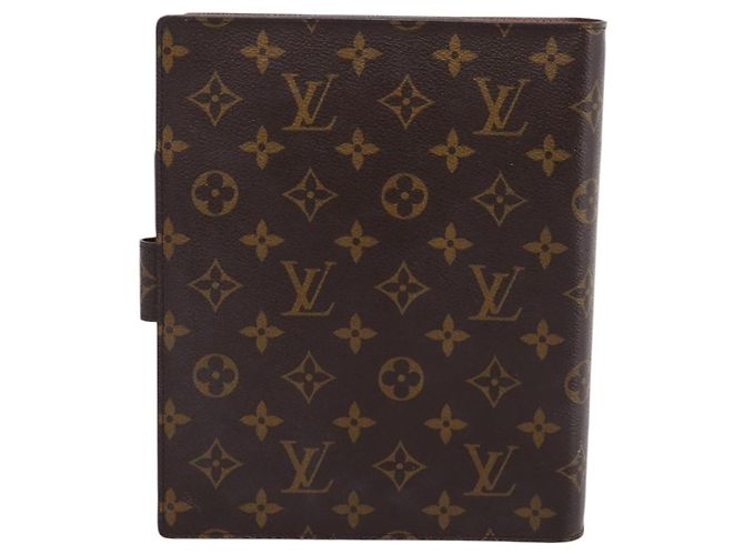 LOUIS VUITTON Monogram Agenda GM Day Planner Cover R20006 LV Auth 197546A Monograma - vista 2
