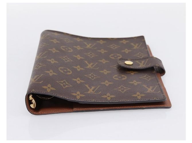 LOUIS VUITTON Monogram Agenda GM Day Planner Cover R20006 LV Auth 197546A Monograma - vista 6