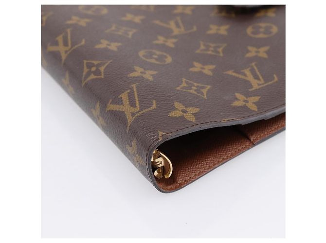 LOUIS VUITTON Monogram Agenda GM Day Planner Cover R20006 LV Auth 197546A Monograma - vista 7