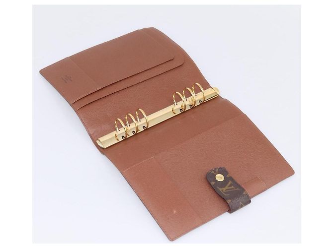 LOUIS VUITTON Monogram Agenda GM Day Planner Cover R20006 LV Auth 197546A Monograma - vista 8