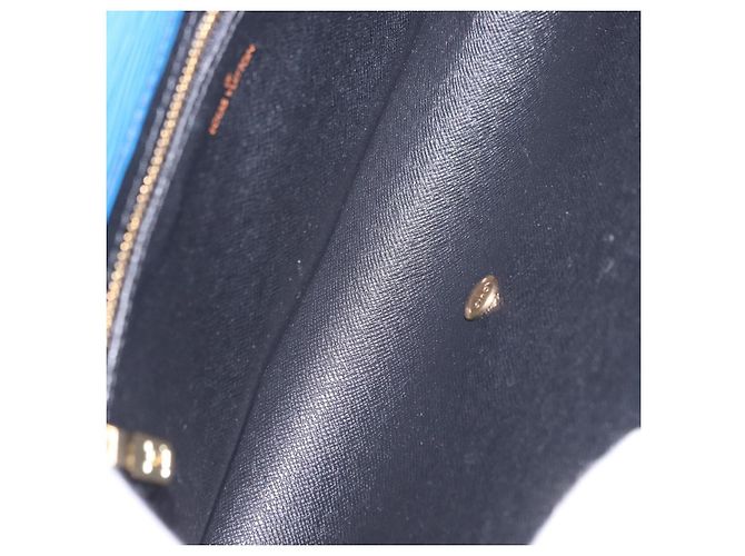LOUIS VUITTON Epi Art Deco Clutch Bag Blue M52635 LV Auth ep15676 - view 10