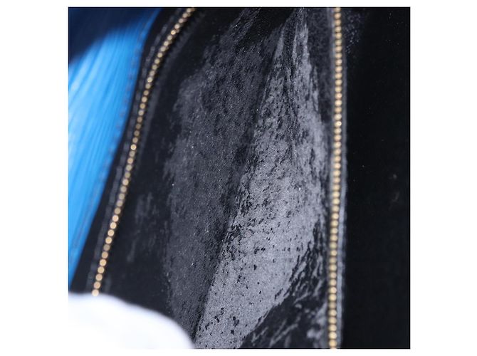 LOUIS VUITTON Epi Art Deco Clutch Bag Blue M52635 LV Auth ep15676 - view 11