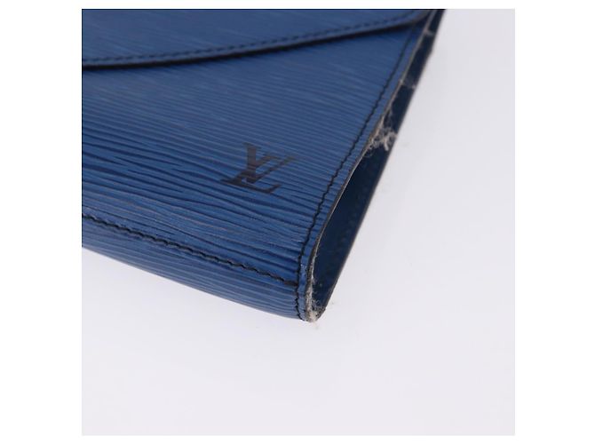 LOUIS VUITTON Epi Art Deco Clutch Bag Blue M52635 LV Auth ep15676 - view 14