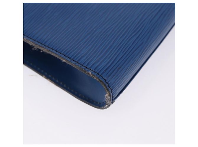 LOUIS VUITTON Epi Art Deco Clutch Bag Blue M52635 LV Auth ep15676 - view 15