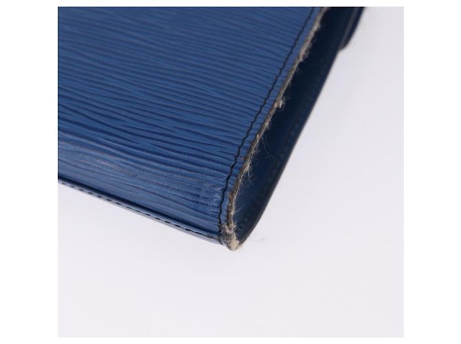 LOUIS VUITTON Epi Art Deco Clutch Bag Blue M52635 LV Auth ep15676 - view 16