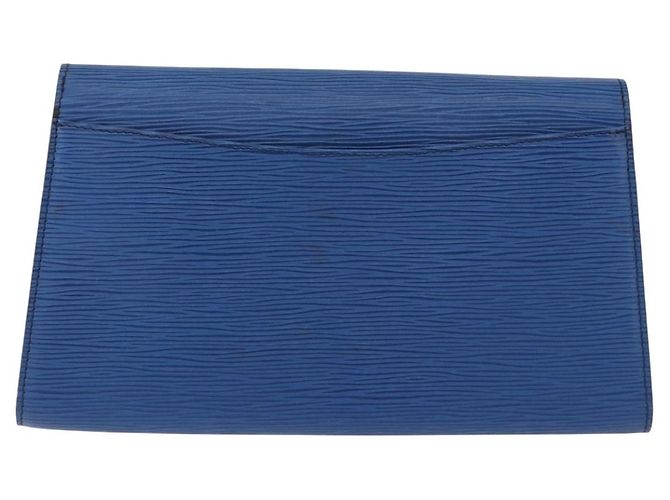 LOUIS VUITTON Epi Art Deco Clutch Bag Blue M52635 LV Auth ep15676 - view 2