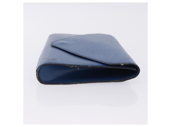 LOUIS VUITTON Epi Art Deco Clutch Bag Blue M52635 LV Auth ep15676 - view 3
