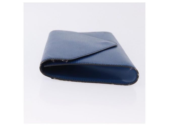 LOUIS VUITTON Epi Art Deco Clutch Bag Blue M52635 LV Auth ep15676 - view 4