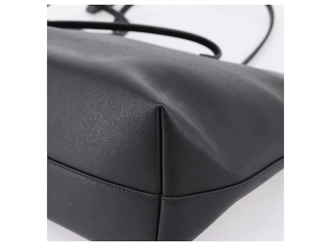 FENDI Tote Bag aus Leder Schwarz Multicolor 8BH198 Auth 198636A Mehrfarben - Ansicht 16
