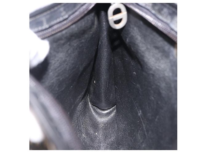 Borsa a tracolla Christian Dior Trotter Canvas Navy Gold Auth BA15147 D'oro Blu navy - vista 20