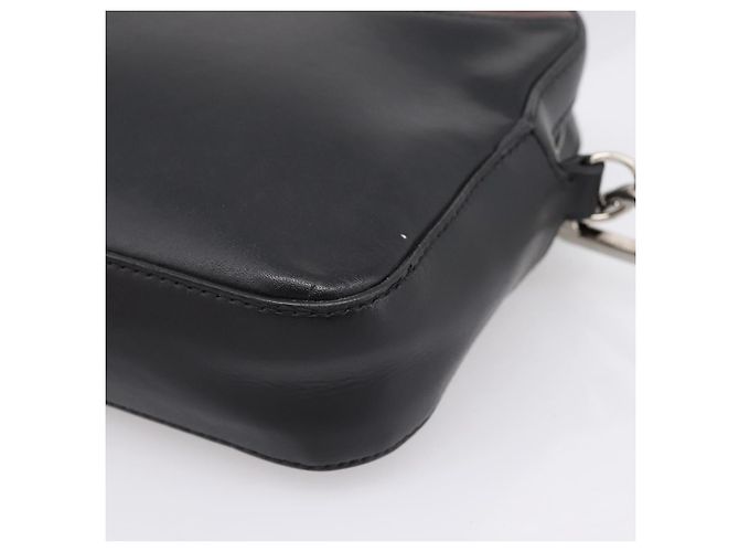 Borsa FENDI Zucca Canvas Diagonal Camera Case Bag PVC Brown Black Auth 198702V Marrone Nero - vista 14