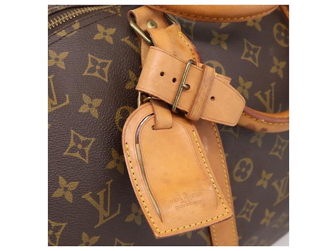 LOUIS VUITTON Monogram Keepall 55 Boston Bag M41424 LV Auth ka5698A Monograma - vista 17