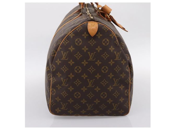 LOUIS VUITTON Monogram Keepall 55 Boston Bag M41424 LV Auth ka5698A Monograma - vista 3