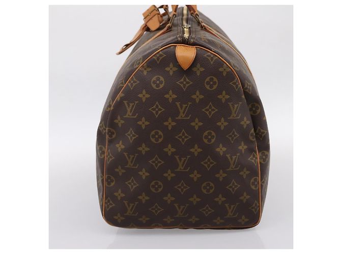 LOUIS VUITTON Monogram Keepall 55 Boston Bag M41424 LV Auth ka5698A Monograma - vista 4