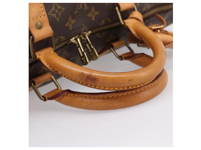 LOUIS VUITTON Monogram Keepall 55 Boston Bag M41424 LV Auth ka5698A Monograma - vista 7