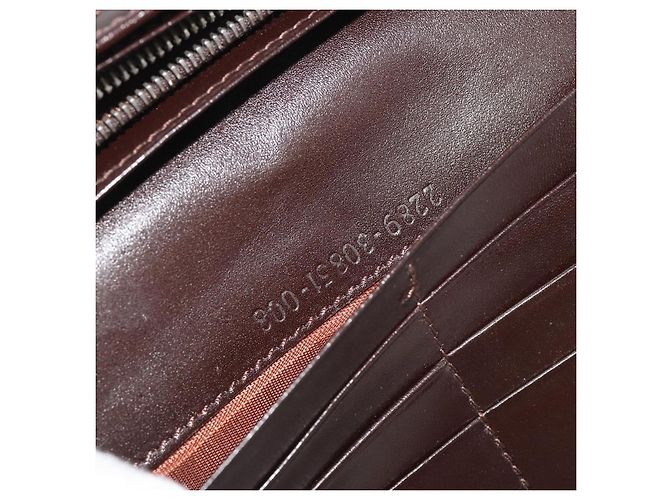 FENDI Zucca Canvas Langbeutel Schwarz Braun Auth 195997V - Ansicht 11