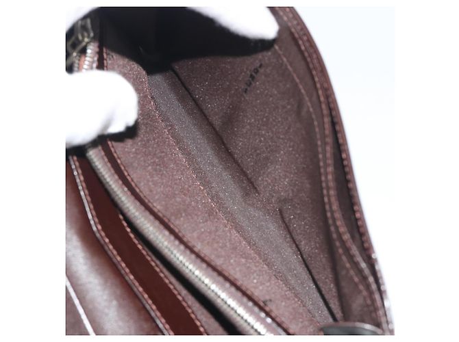 FENDI Zucca Canvas Langbeutel Schwarz Braun Auth 195997V - Ansicht 23