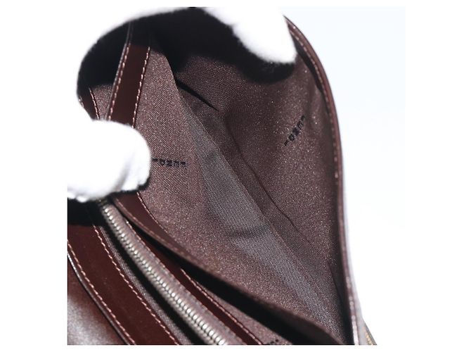 FENDI Zucca Canvas Langbeutel Schwarz Braun Auth 195997V - Ansicht 24