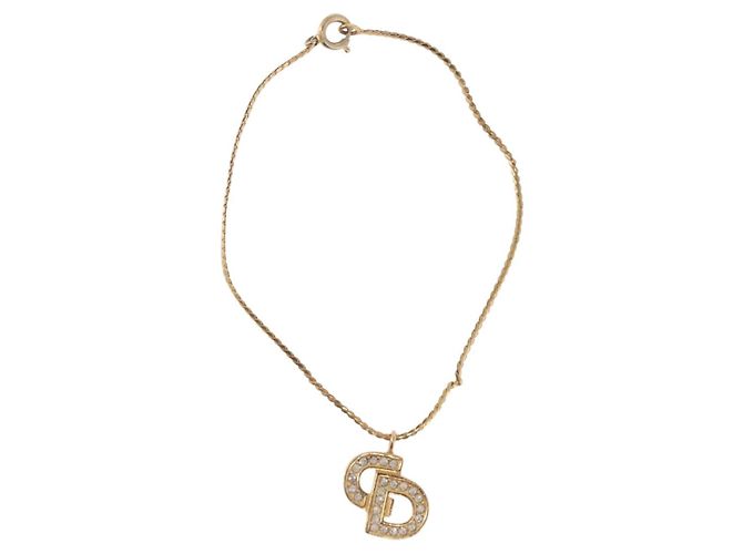 Bracciale Christian Dior metallo Gold Auth 188678 D'oro - vista 2