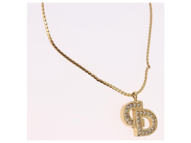 Bracciale Christian Dior metallo Gold Auth 188678 D'oro - vista 4