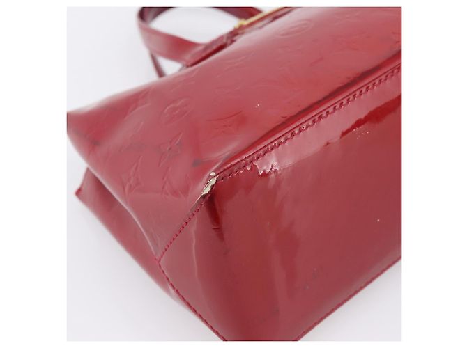 Borsa LOUIS VUITTON Monogram Vernis Wilshire PM Pomme D'amour M93642 Auth BA15121 Rosso - vista 14