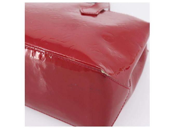 Borsa LOUIS VUITTON Monogram Vernis Wilshire PM Pomme D'amour M93642 Auth BA15121 Rosso - vista 15