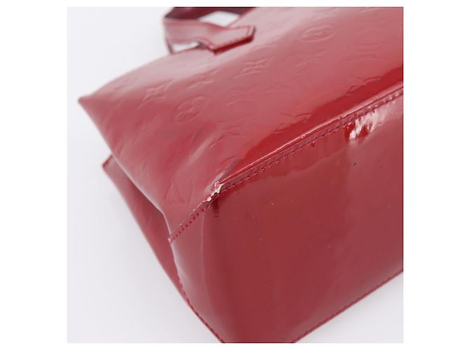 Borsa LOUIS VUITTON Monogram Vernis Wilshire PM Pomme D'amour M93642 Auth BA15121 Rosso - vista 16