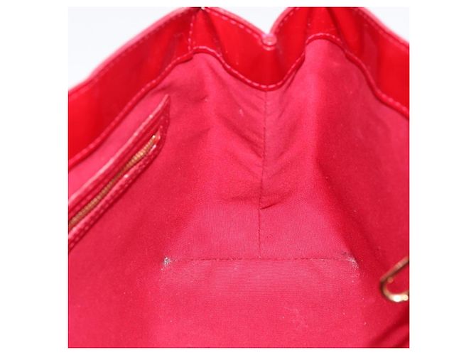 Borsa LOUIS VUITTON Monogram Vernis Wilshire PM Pomme D'amour M93642 Auth BA15121 Rosso - vista 18