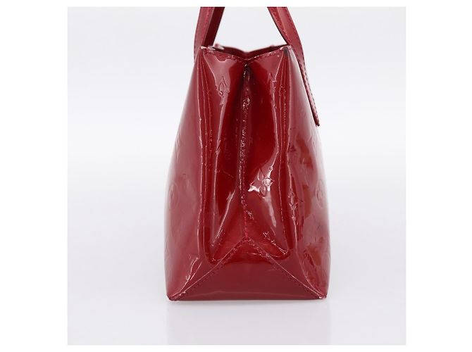Borsa LOUIS VUITTON Monogram Vernis Wilshire PM Pomme D'amour M93642 Auth BA15121 Rosso - vista 4