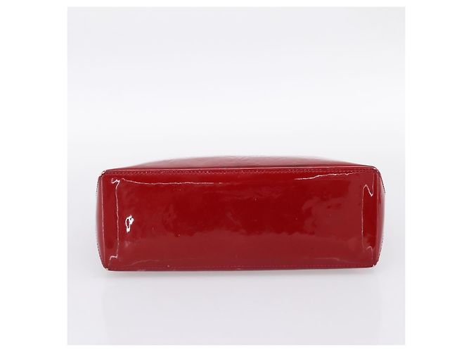 Borsa LOUIS VUITTON Monogram Vernis Wilshire PM Pomme D'amour M93642 Auth BA15121 Rosso - vista 5