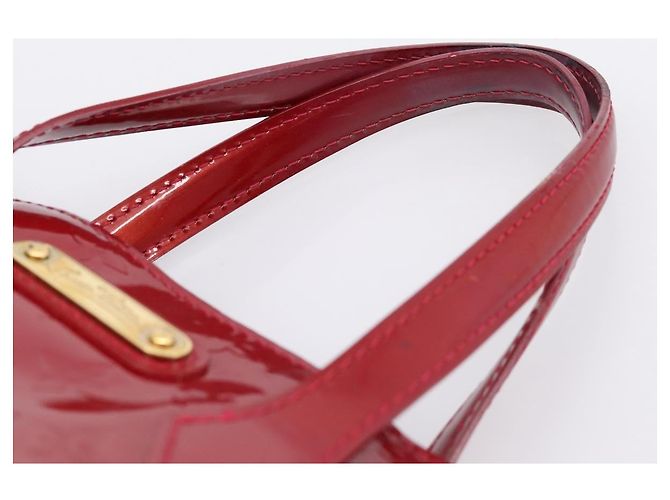 Borsa LOUIS VUITTON Monogram Vernis Wilshire PM Pomme D'amour M93642 Auth BA15121 Rosso - vista 8