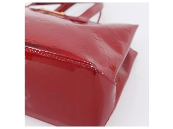 Borsa LOUIS VUITTON Monogram Vernis Wilshire PM Pomme D'amour M93642 Auth BA15121 Rosso - vista 9