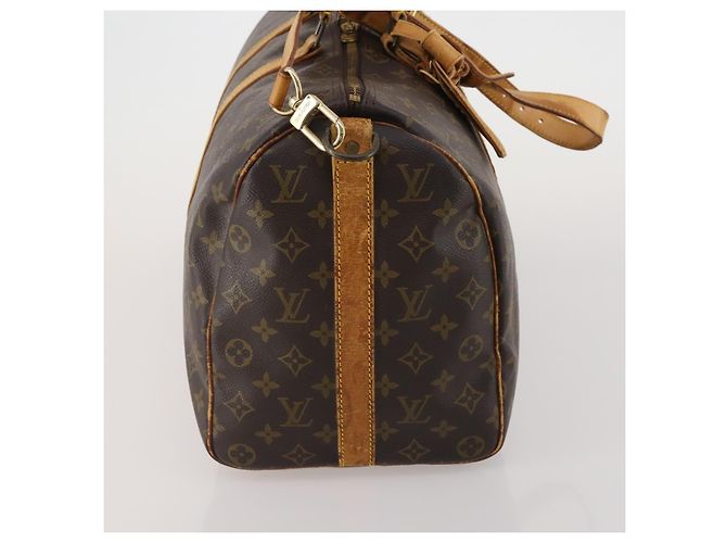 LOUIS VUITTON Monogram Keepall Bandouliere 45 Borsa Boston M41418 LV Auth 193060 Monogramma - vista 4