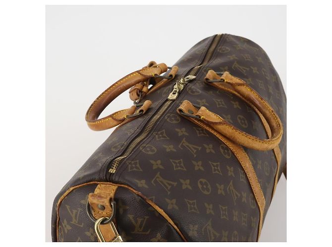 LOUIS VUITTON Monogram Keepall Bandouliere 45 Borsa Boston M41418 LV Auth 193060 Monogramma - vista 6