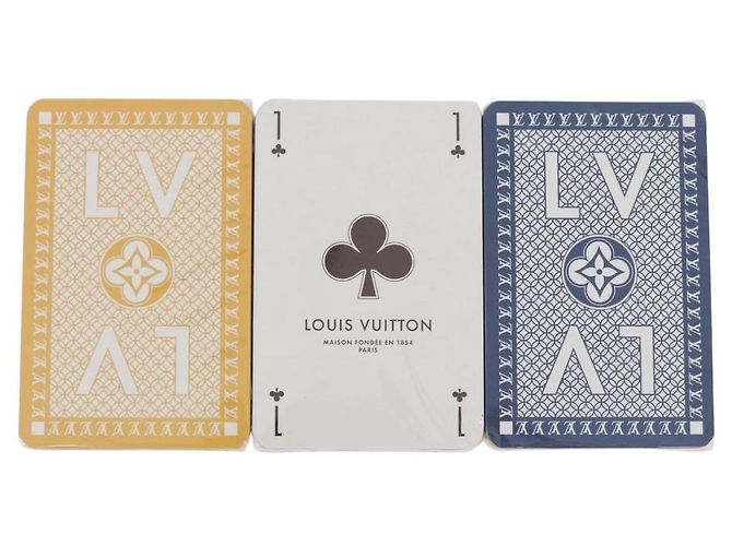 LOUIS VUITTON Cult Towaju Playing Cards papel Multicolor M65460 LV Auth BA15176M Multicor - vista 2