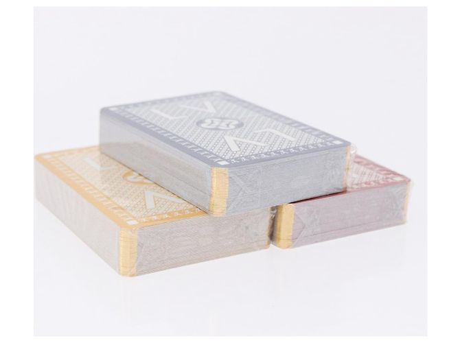 LOUIS VUITTON Cult Towaju Playing Cards papel Multicolor M65460 LV Auth BA15176M Multicor - vista 5