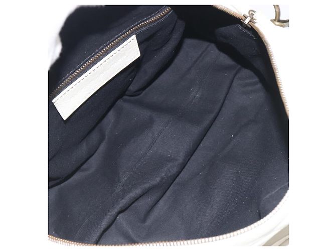 BALENCIAGA Borsa The box Pelle 2way White 145694 Auth am12395V Bianco - vista 11