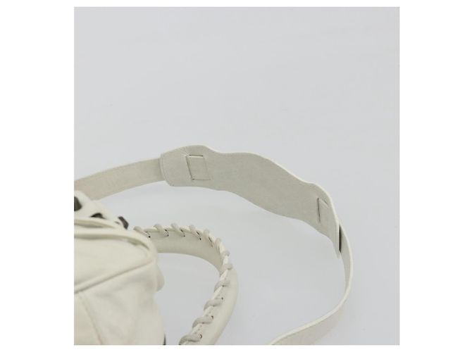 BALENCIAGA Borsa The box Pelle 2way White 145694 Auth am12395V Bianco - vista 14
