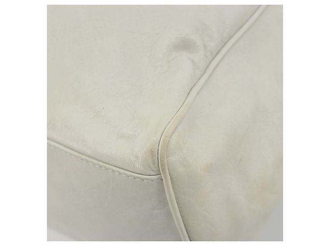 BALENCIAGA Borsa The box Pelle 2way White 145694 Auth am12395V Bianco - vista 17