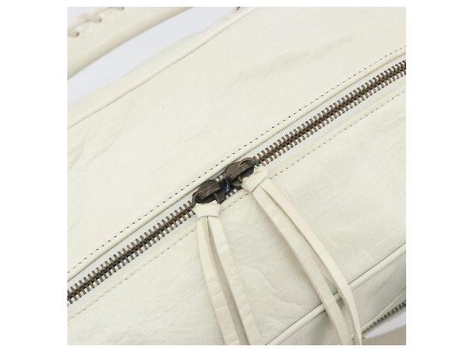 BALENCIAGA Borsa The box Pelle 2way White 145694 Auth am12395V Bianco - vista 20