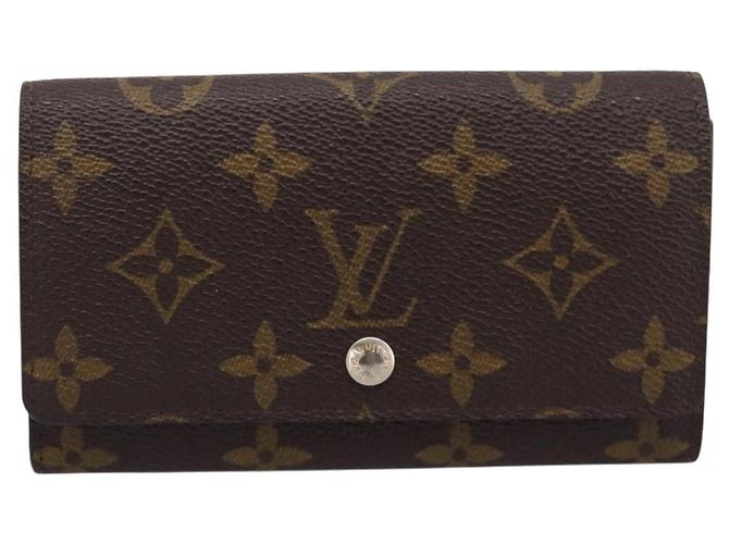 LOUIS VUITTON Monogram Porte Monnaie Billets Tresor Wallet M61730 Auth BA15260 Monogramma - vista 13
