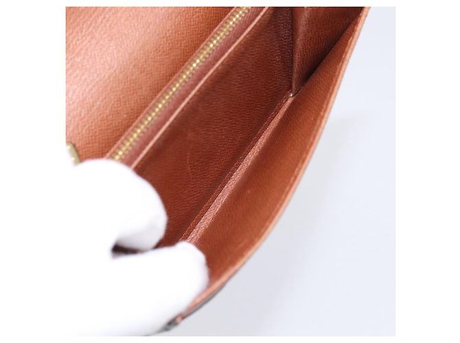 LOUIS VUITTON Monogram Porte Monnaie Billets Tresor Wallet M61730 Auth BA15260 Monogramma - vista 18