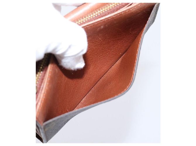 LOUIS VUITTON Monogram Porte Monnaie Billets Tresor Wallet M61730 Auth BA15260 Monogramma - vista 19
