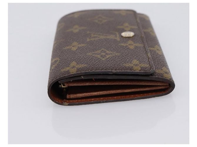 LOUIS VUITTON Monogram Porte Monnaie Billets Tresor Wallet M61730 Auth BA15260 Monogramma - vista 3