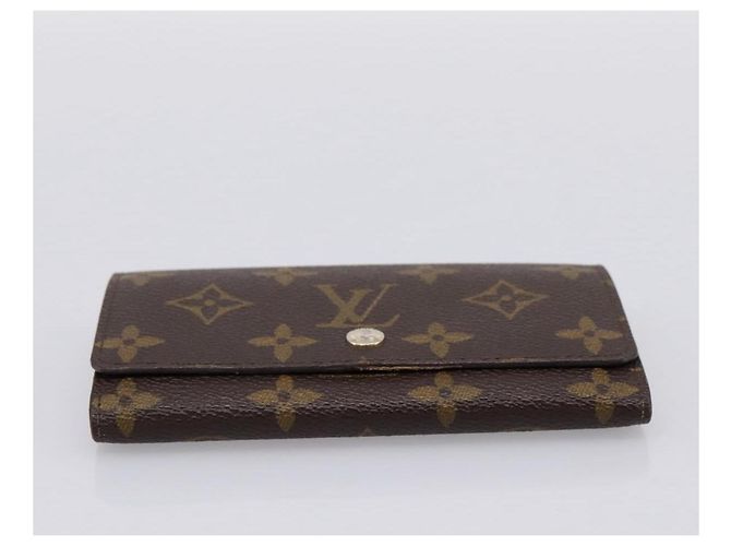LOUIS VUITTON Monogram Porte Monnaie Billets Tresor Wallet M61730 Auth BA15260 Monogramma - vista 6