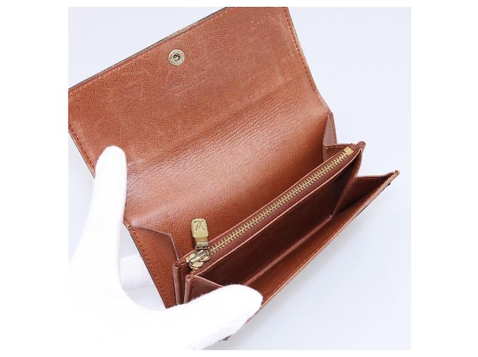 LOUIS VUITTON Monogram Porte Monnaie Billets Tresor Wallet M61730 Auth BA15260 Monogramma - vista 8