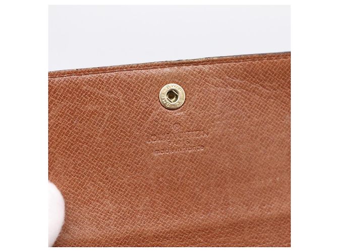 LOUIS VUITTON Monogram Porte Monnaie Billets Tresor Wallet M61730 Auth BA15260 Monogramma - vista 9