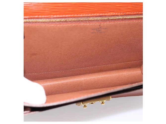 Borsa a mano LOUIS VUITTON Epi Monceau 28 Brown M52123 LV Auth BA15191 Marrone - vista 10