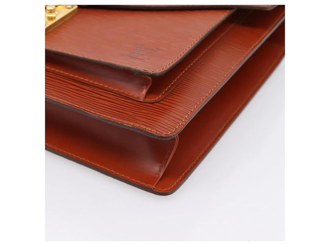 Borsa a mano LOUIS VUITTON Epi Monceau 28 Brown M52123 LV Auth BA15191 Marrone - vista 15