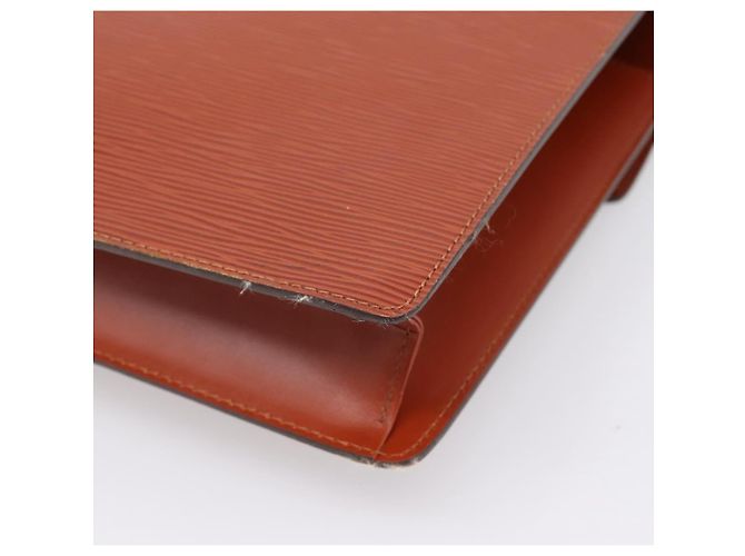 Borsa a mano LOUIS VUITTON Epi Monceau 28 Brown M52123 LV Auth BA15191 Marrone - vista 17